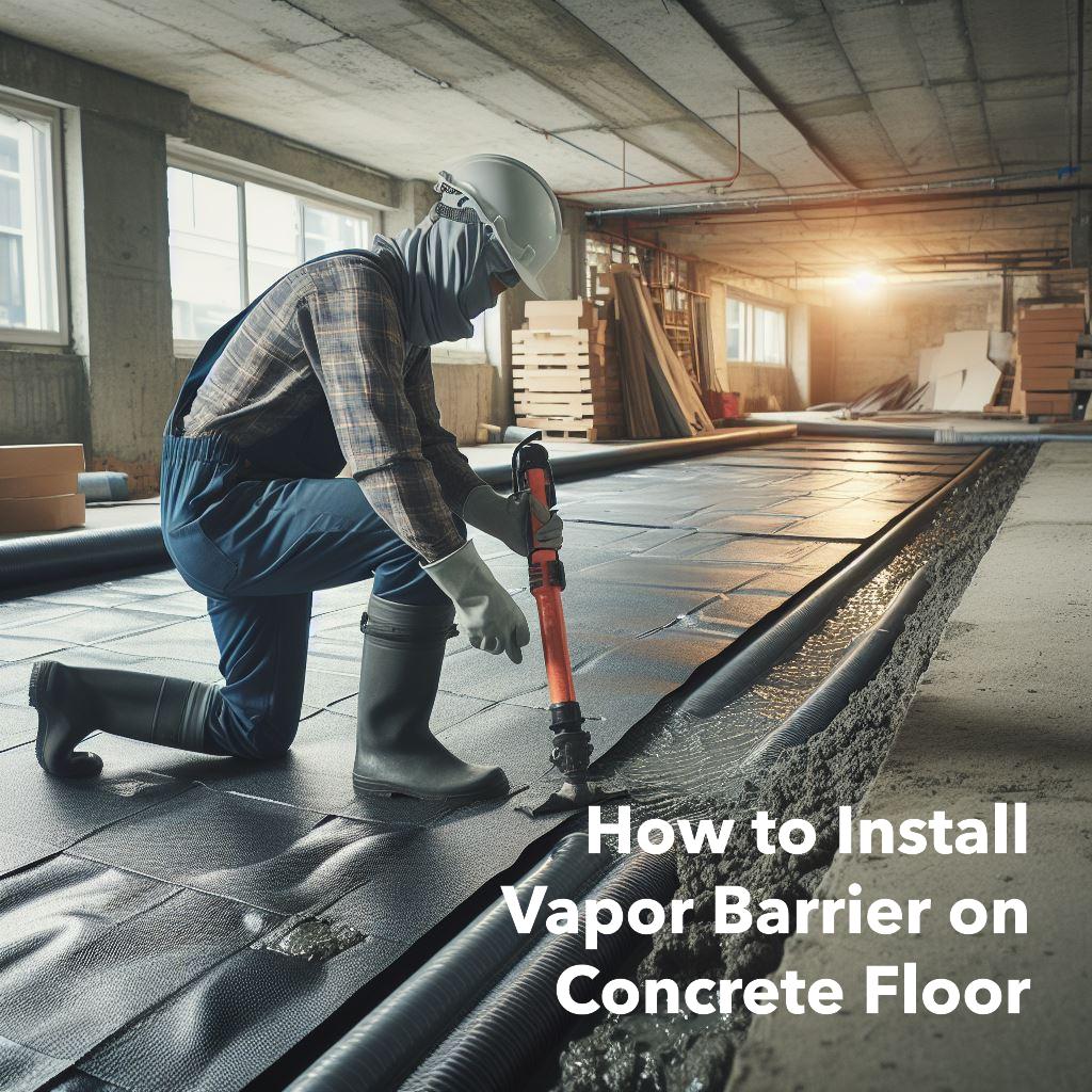 How to Install Vapor Barrier on Concrete Floor