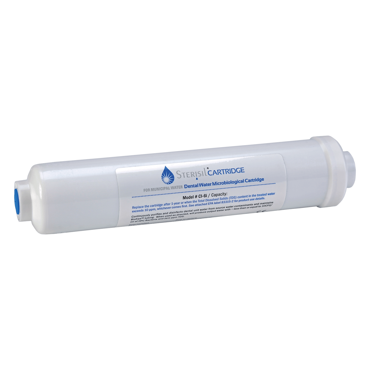 Sterisil® Dental Water Microbiological Inline Cartridge Solmetex