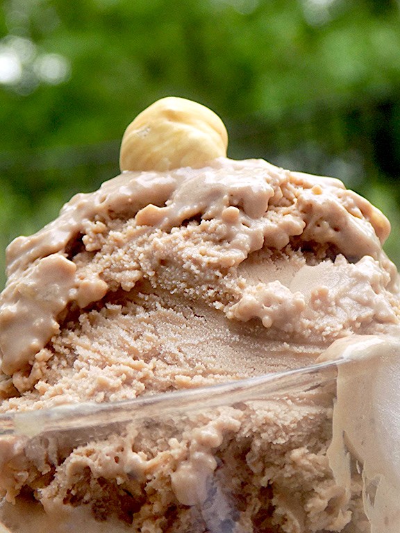 Homemade Bacio Gelato (without ice cream maker) solodolce