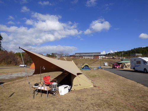 ささゆりの湯キャンプ場で寒さに耐える その4 おっさんソロキャンプ道