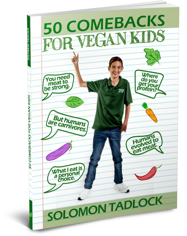 Solomon Tadlock Author of 50 Comebacks For Vegan Kids