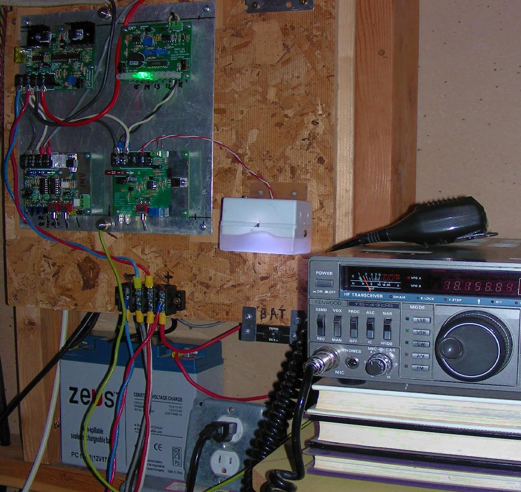Solar Powered 12V Ham Radio Station