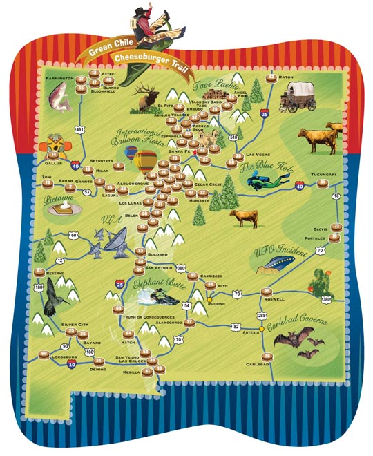 The Green Chile Cheeseburger Trail
