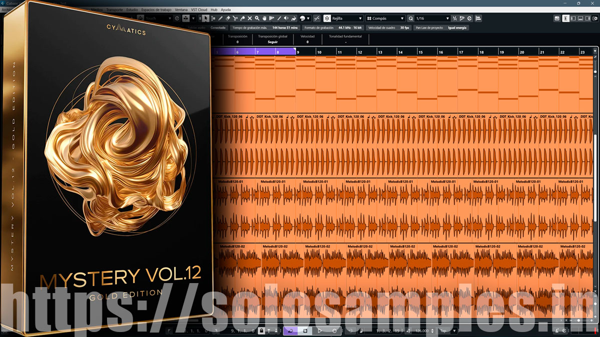 Cymatics Mystery Vol12 Gold WAVMiDi SOLOSAMPLES