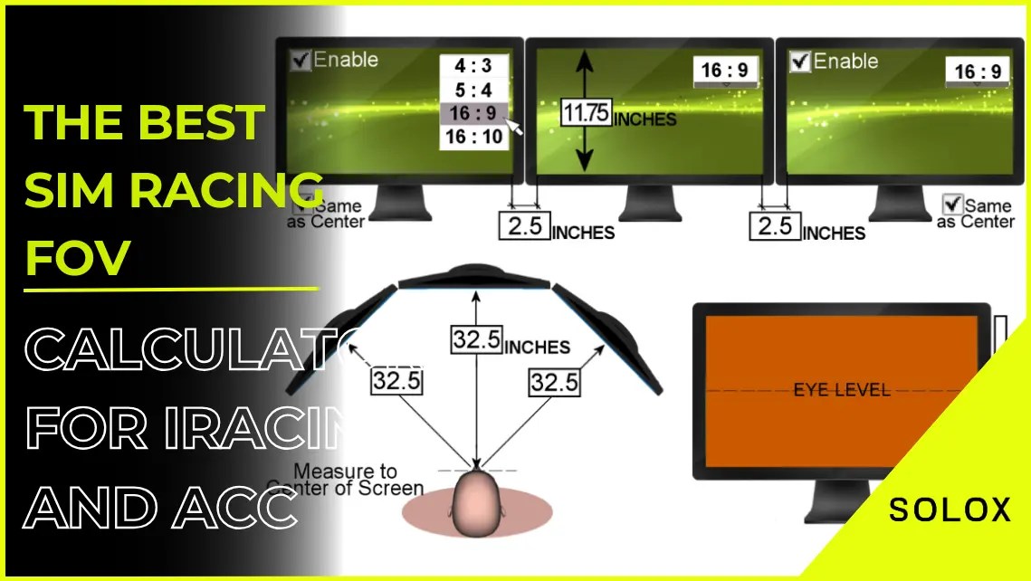 The Best Sim Racing FOV Calculator for iRacing and ACC