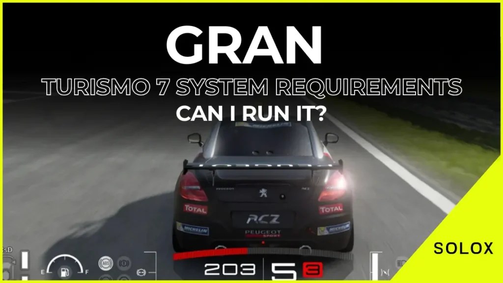 Gran Turismo 7 System Requirements Can I Run it?