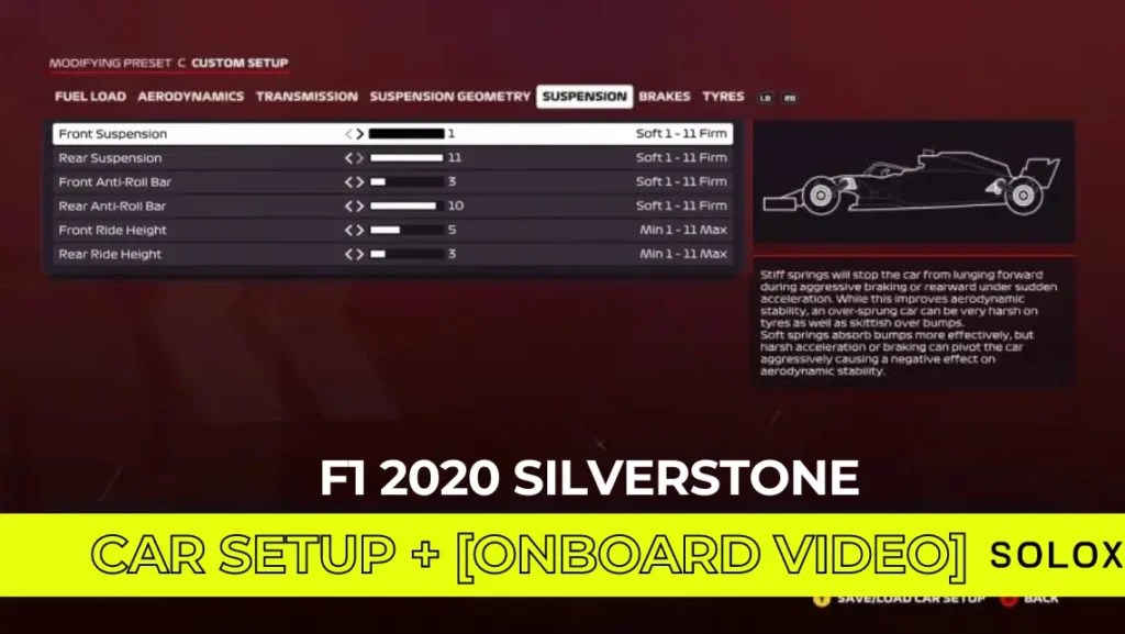 F1 2020 Silverstone Car Setup + [Onboard Video]
