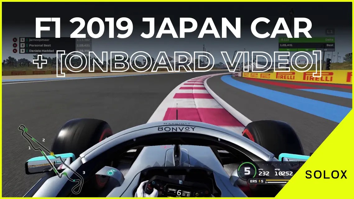 F1 2019 Japan Car Setup + [Onboard Video]