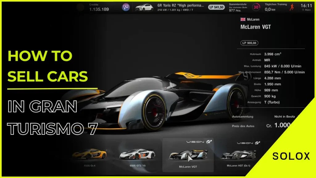 Here's How You Can Now Sell Cars in Gran Turismo 7