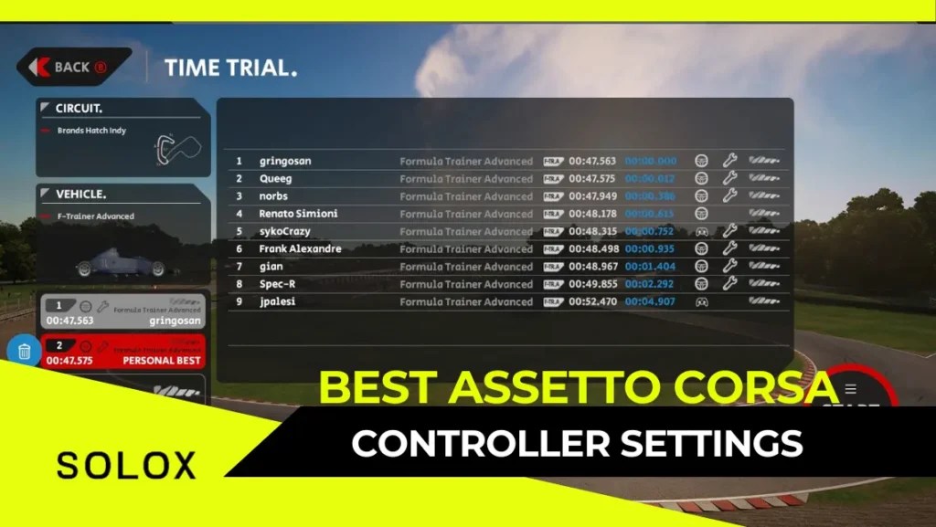 Best Assetto Corsa Controller Settings To Get Fast & Win Races