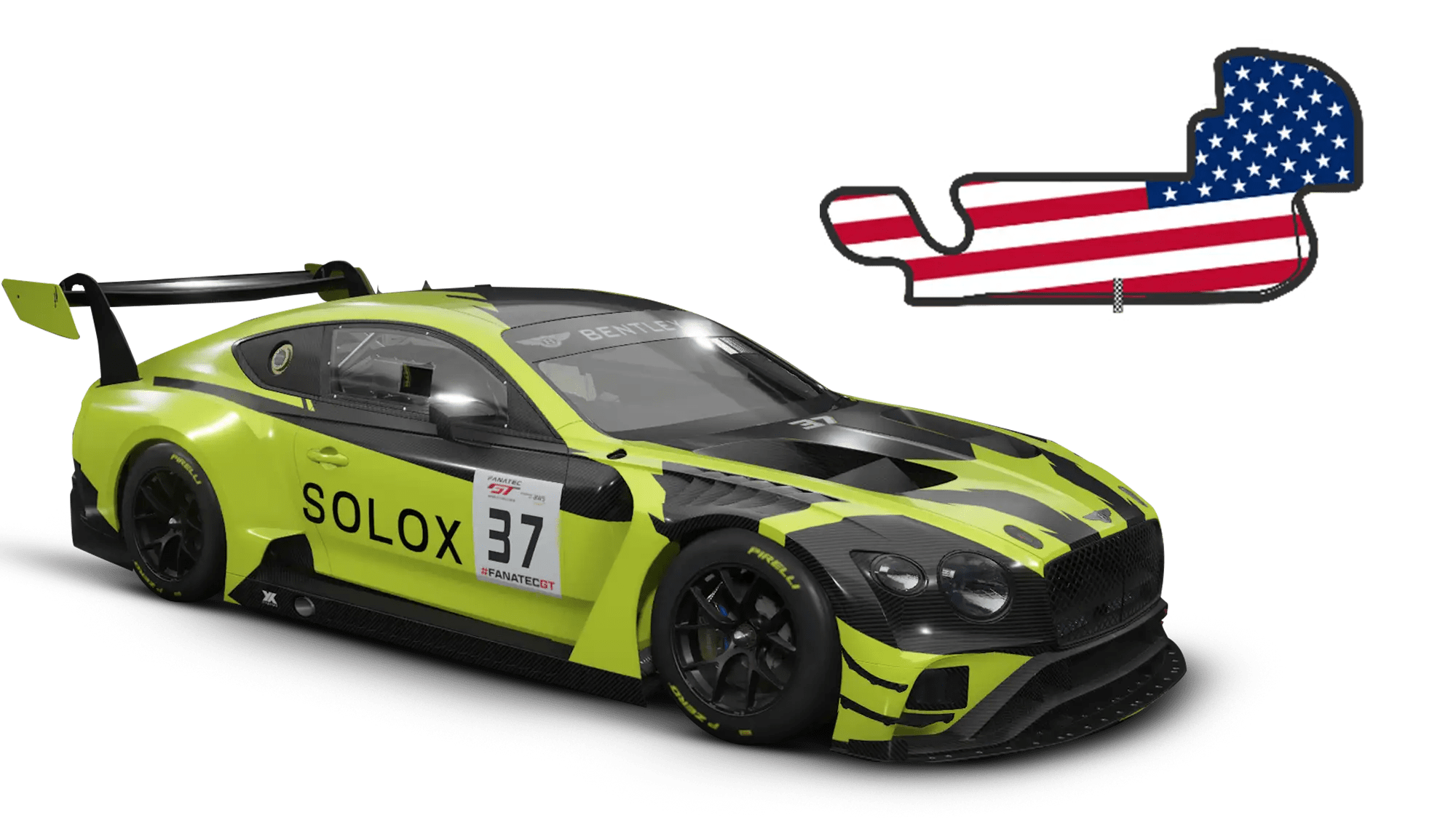 Bentley Continental GT3 ACC Indianapolis Setup (Qualy & Race)