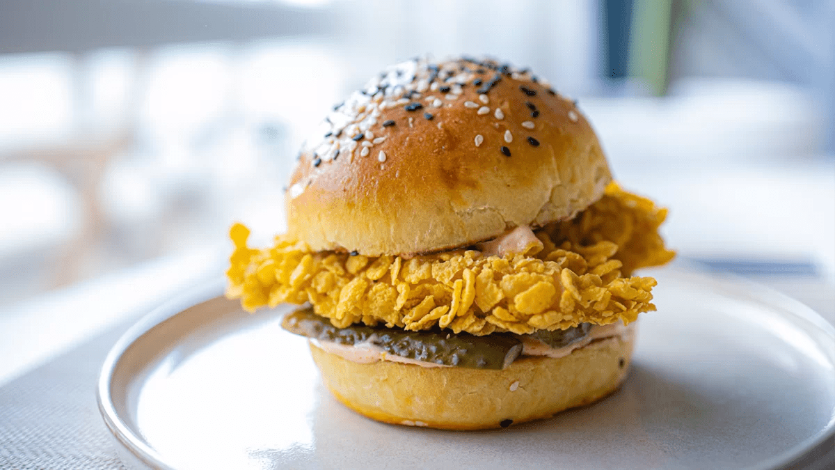 Joshua Weissman's Popeye's Chicken Sandwich But Healthy