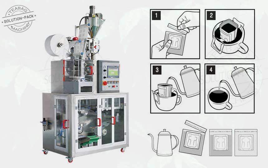 ATBDC30 Auto Stable Drip Coffee Bag Packing Machine Unit