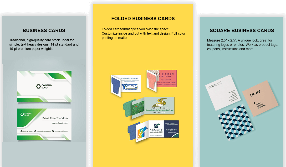 Business Card Printing site