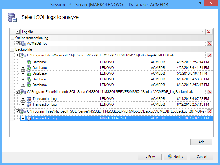 Read a SQL Server transaction log