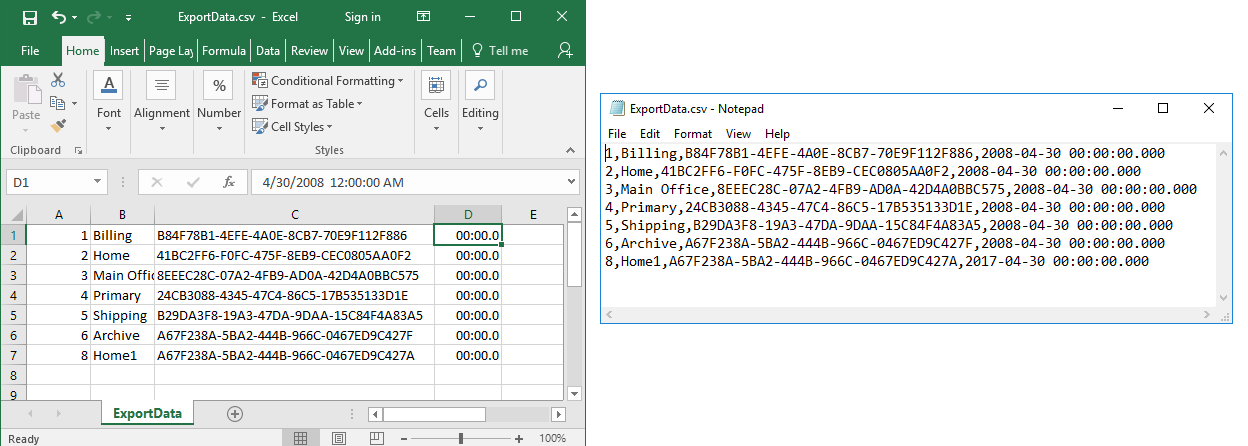 Ssrs csv export with double quotes