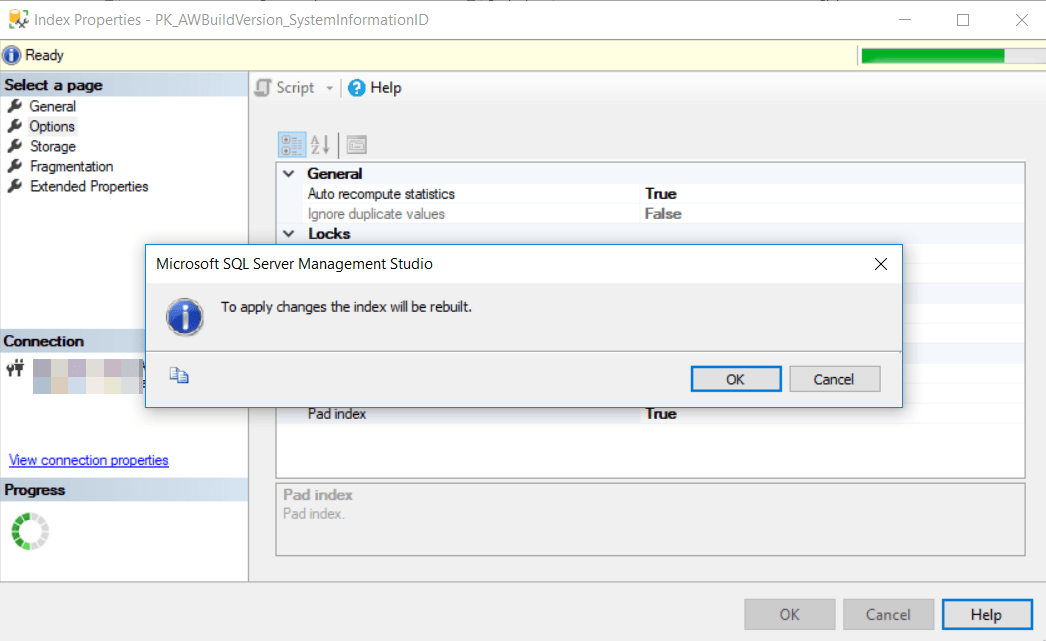 How to configure fill factor for SQL Server indexes
