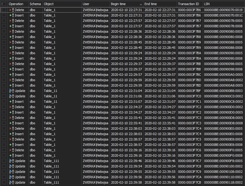 Top features you need in a SQL Server transaction log reading solution