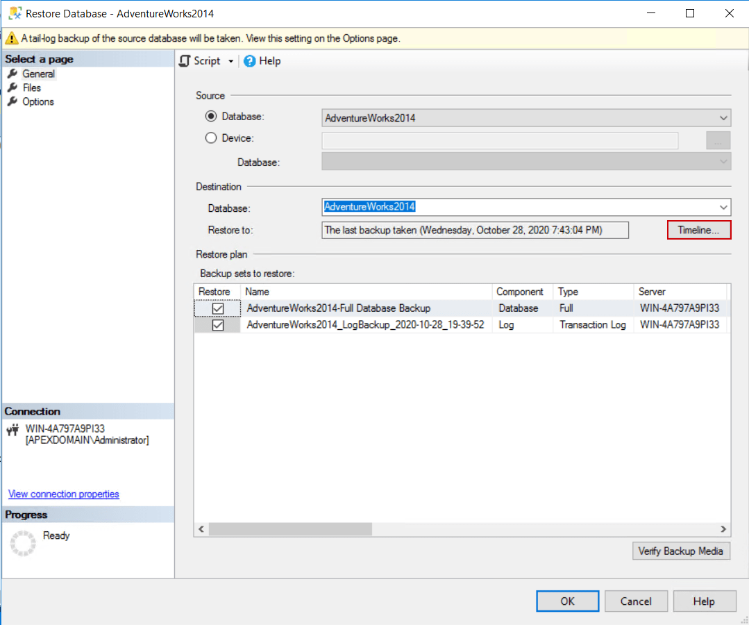 How to automatically revert database changes based on SQL auditing