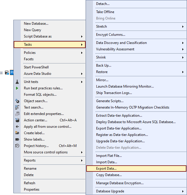 How to export SQL Server data to a text file format (2022)