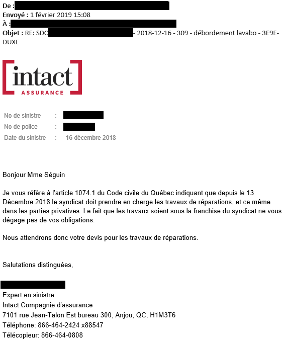 Lettre De Mise En Demeure Pour Degats Des Eaux