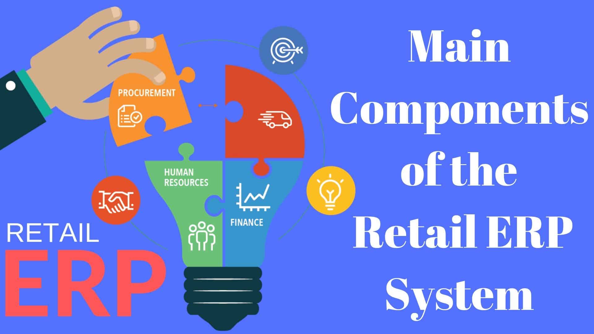 Main components of the Retail ERP System SolutionDot