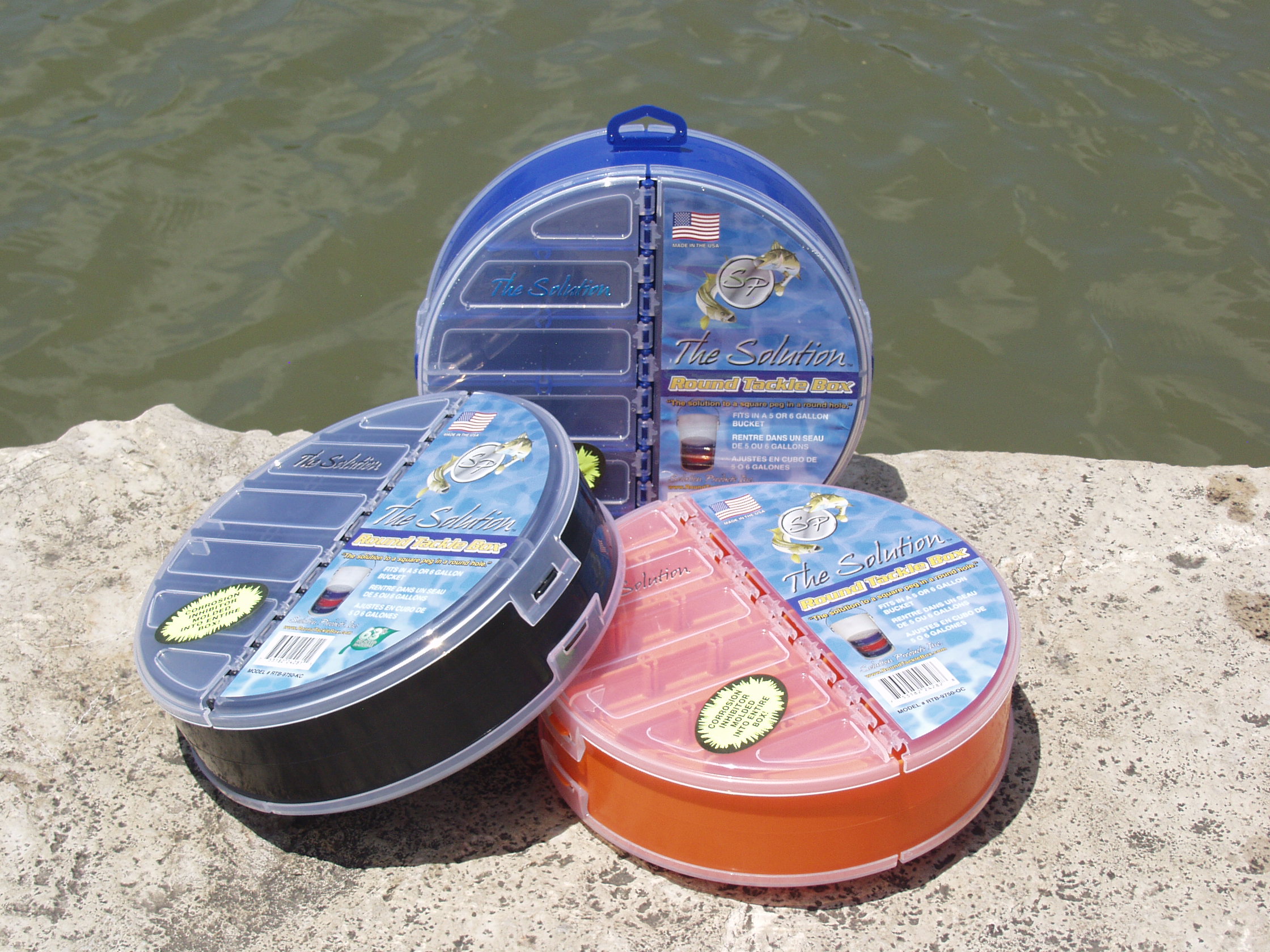 Solution Products "The Solution" Round Tacklebox About