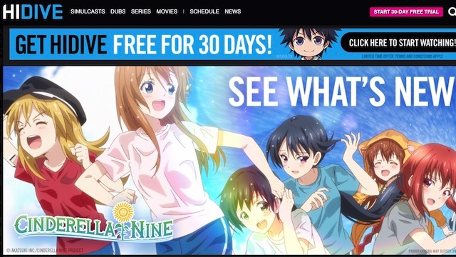 HIDIVE Stream Now