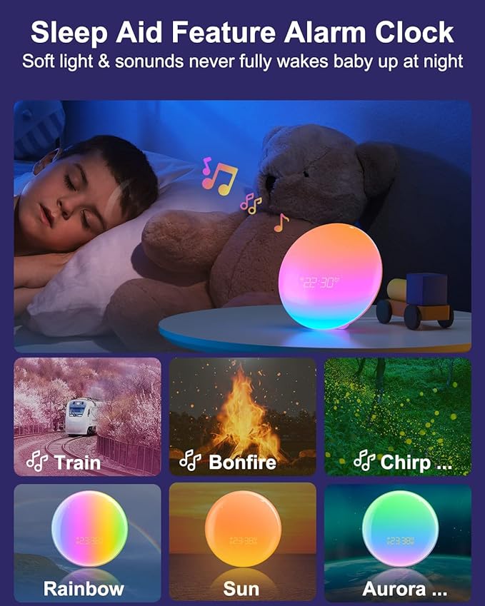 Smart Wake Up Light Sunrise Alarm Clock Solutions4Sleep A Humble