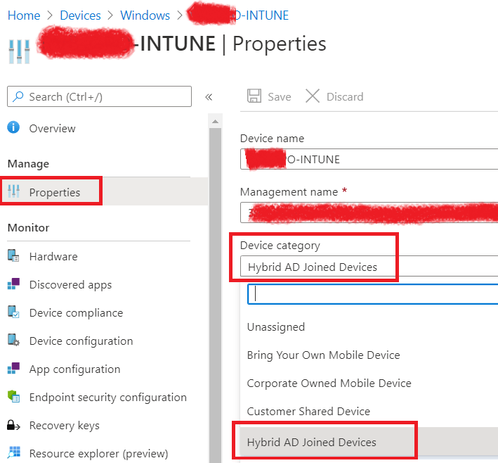 Intune Groups Dynamic membership rules to categorize devices based on