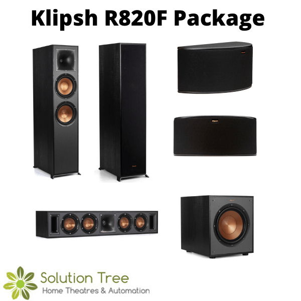 Klipsch R820F Speaker Package 5.1 Solution Tree