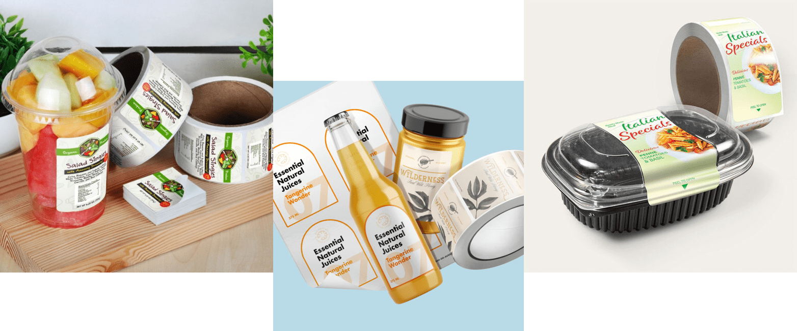 Printed Labels & Stickers in Dubai, UAE with low minimum quantity