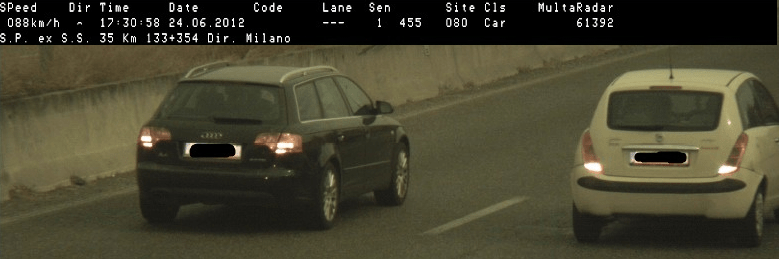 Nulla la multa se ci sono più auto nella foto scattata dall'autovelox