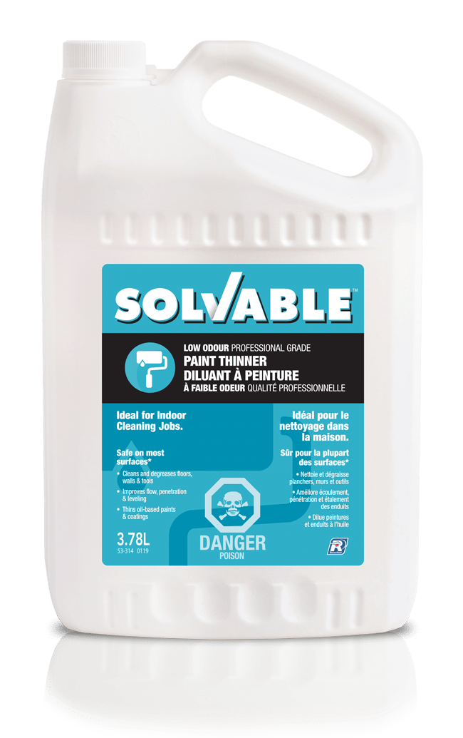 Low Odour Paint Thinner Made in Canada Solvable