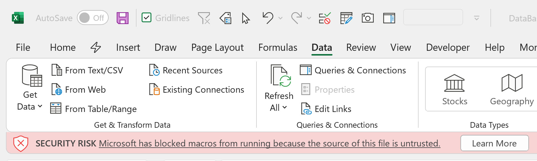 How to unlock VBA macros from files received from the Solve