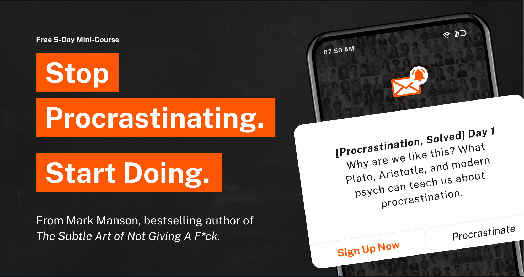 How to Stop Procrastinating — MiniCourse