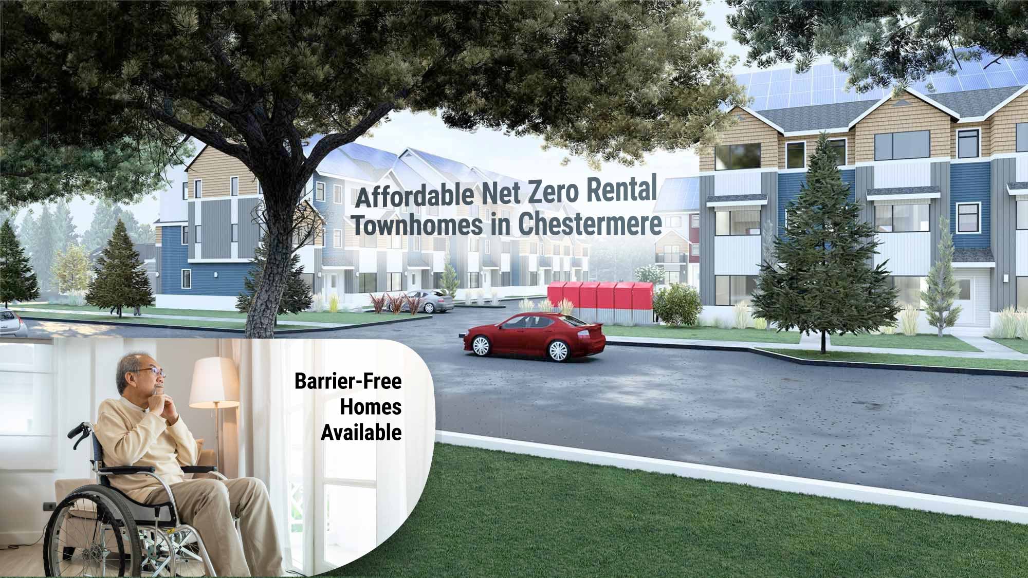 Affordable Net Zero Rental Homes in Chestermere Sol Verde