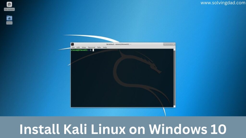 How to Install Kali Linux on Windows 10? Solving Dad