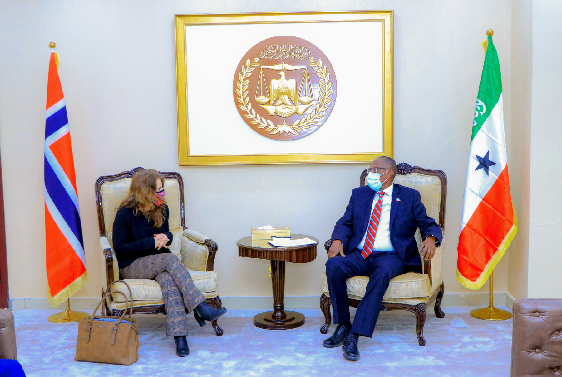 President Meets with Deputy Norwegian Ambassador Somaliland Standard