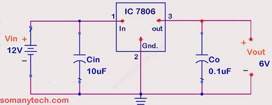 12v to 6v converter- Best 5 circuit collection - SM Tech