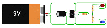 7+ simple Blinking LED Circuit Diagram - SM Tech