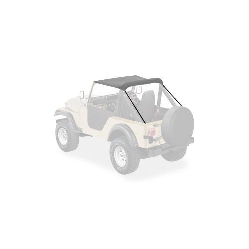 Bikini Top for 7683 Jeep CJ5 Gray Somar 4X4 The House of Jeep