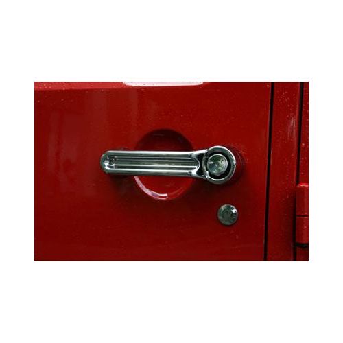 Chrome Door Handle Cover Kit for Jeep Wrangler JK 20072018 2 Door