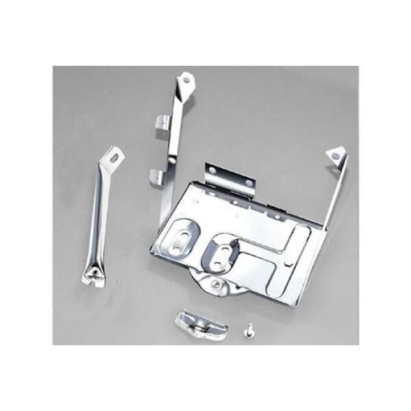 Battery Tray Kit [Stainless Steel] for Jeep CJ (1976-1986) - Somar 4X4