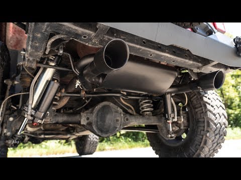 Performance Exhaust Dual Outlet for Jeep Wrangler JK 2007-2018 - Somar