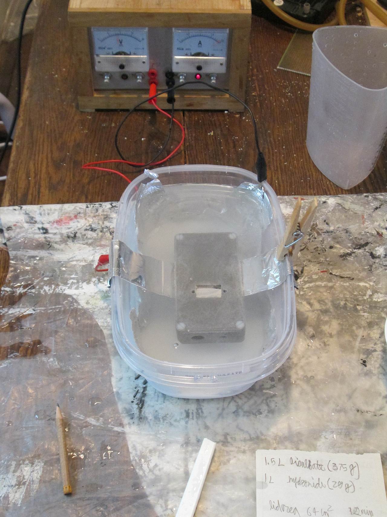 Anodizing Aluminum Without Sulfuric Acid Some Disassembly Required