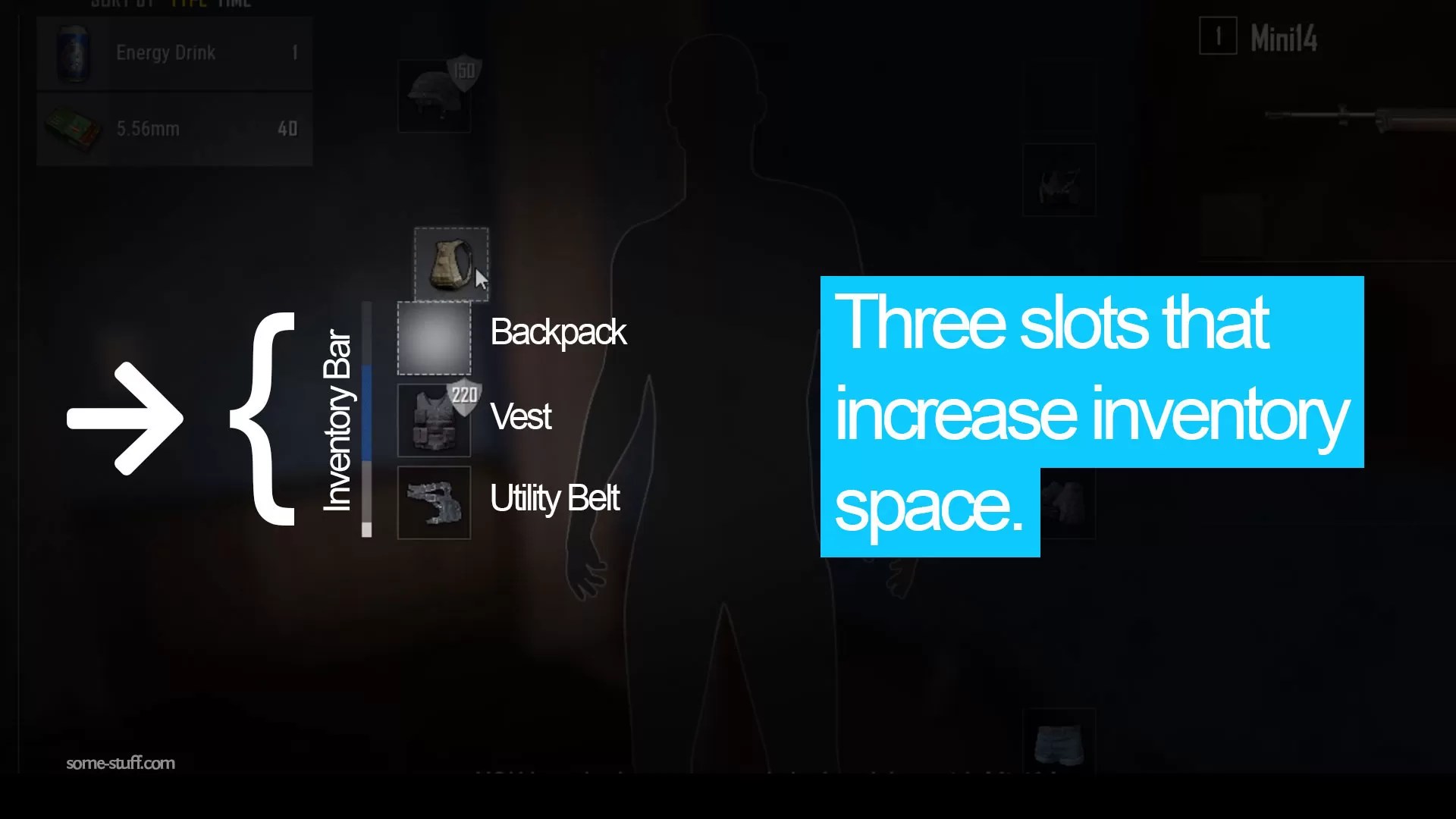 PUBG Inventory & Backpack Space Explained