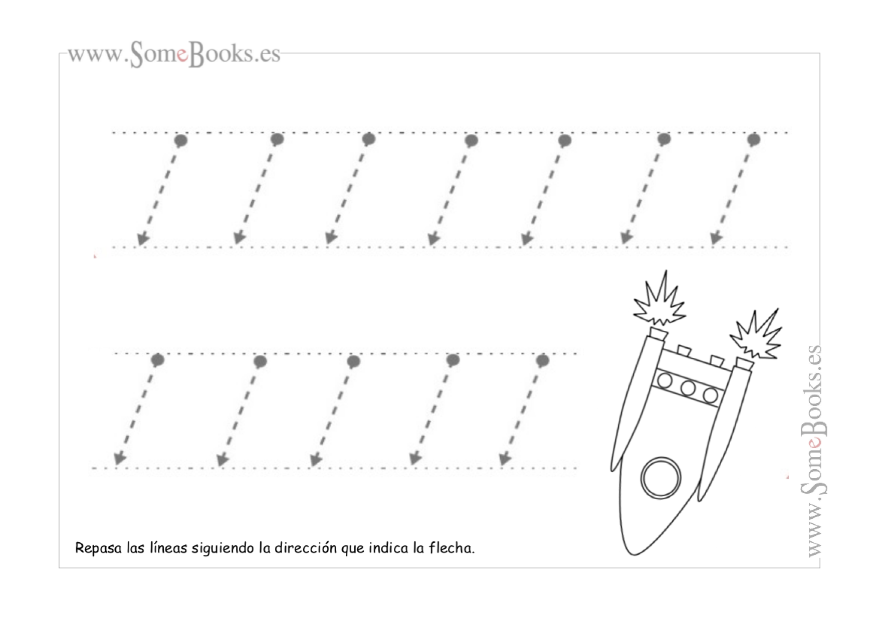 7. Trazos inclinados guiados SomeBooks.es