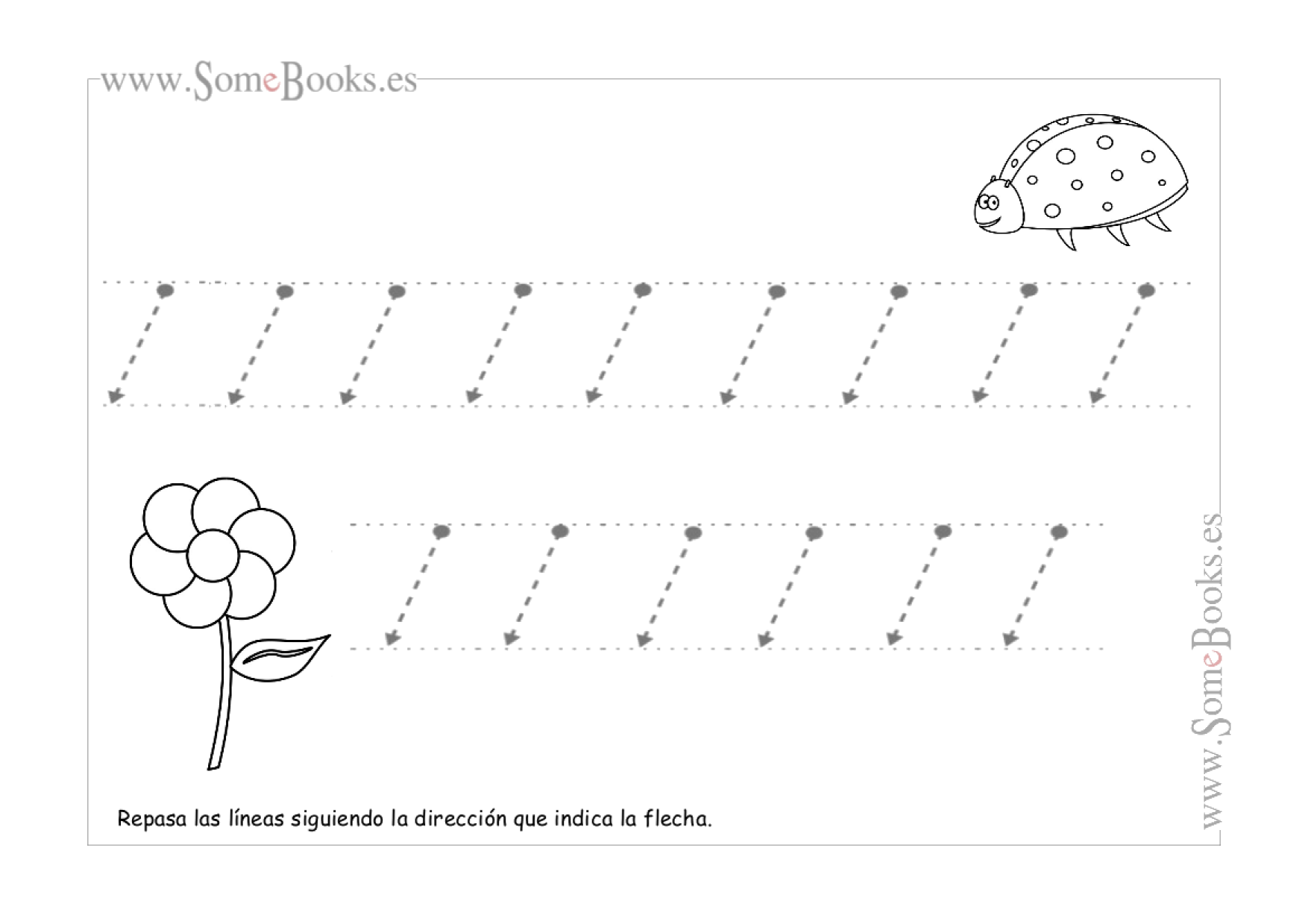 7. Trazos inclinados guiados SomeBooks.es