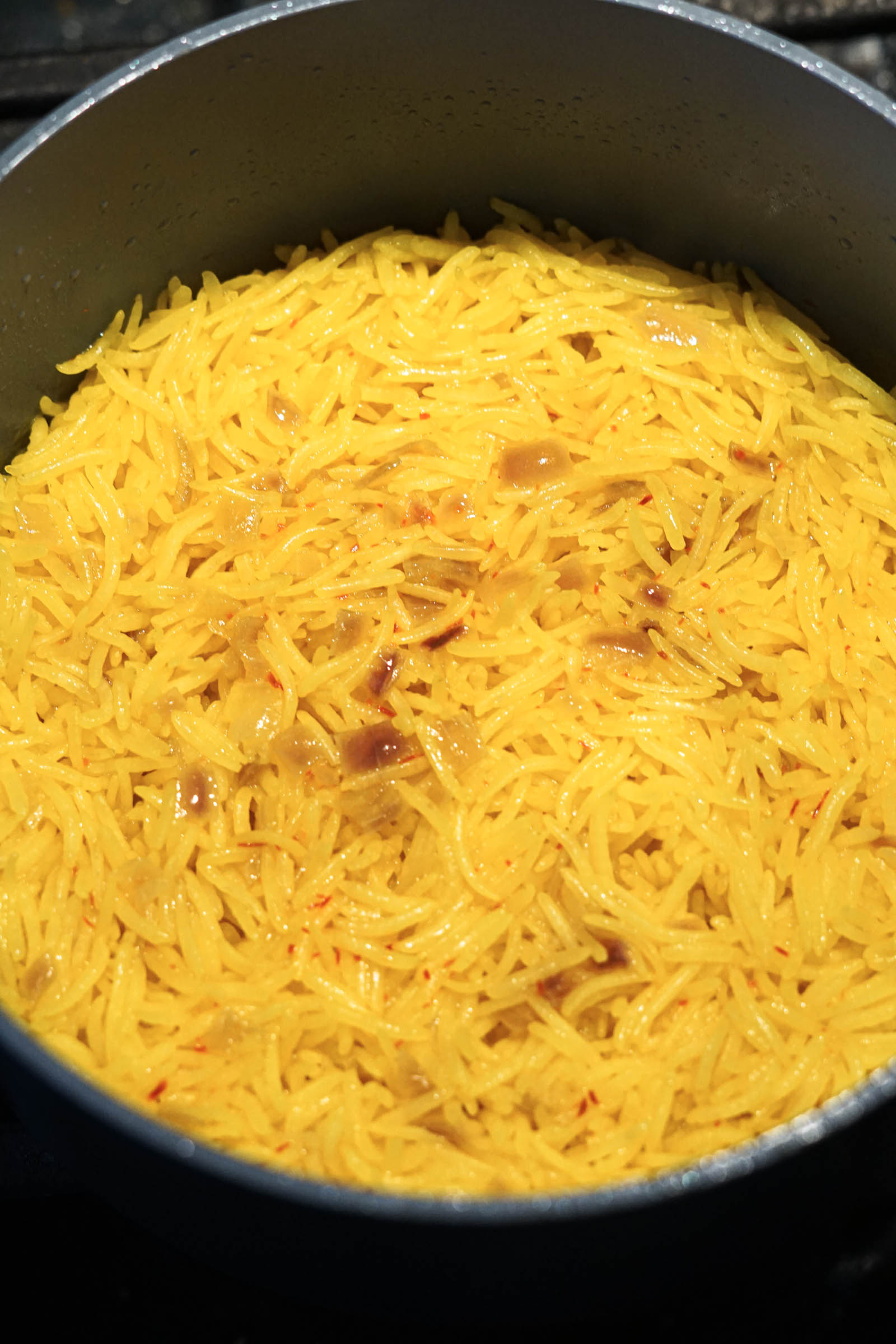 15 Minute Saffron Basmati Rice Stovetop, Rice Cooker or Instant Pot Some Indian Girl